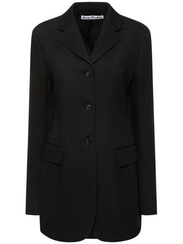 Jolcie Crepe Long Jacket - ACNE STUDIOS - Modalova