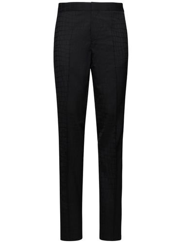 Evening Wool Pants - VERSACE - Modalova