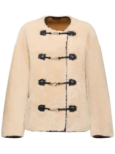 Teddy Shearling Clasp Jacket - TOTEME - Modalova