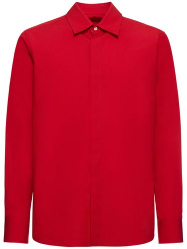 Long Sleeved Cotton Shirt - VALENTINO - Modalova