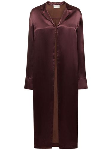 Oyat Silk Blend Long Shirt - LOULOU STUDIO - Modalova