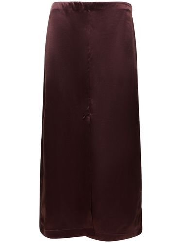 Lys Silk Blend Midi Skirt - LOULOU STUDIO - Modalova