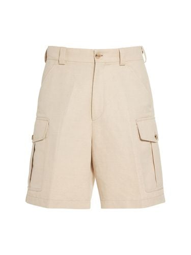 Bermuda-shorts Aus Leinen Und Baumwolle „bizen“ - LORO PIANA - Modalova