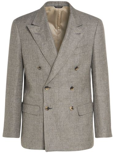 Chaqueta Cruzada De Lino - LORO PIANA - Modalova