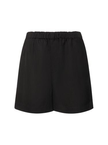 Seto Viscose Blend Shorts - LOULOU STUDIO - Modalova