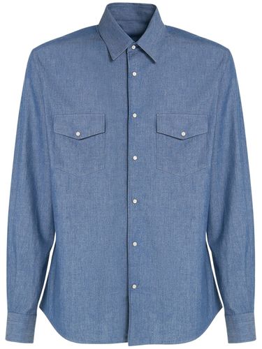 Camisa De Denim De Algodón - LORO PIANA - Modalova