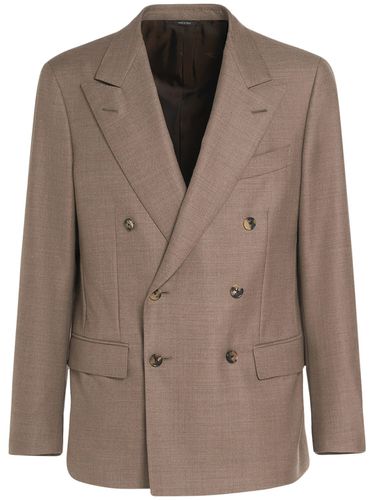 Milano Double Breasted Wool Jacket - LORO PIANA - Modalova