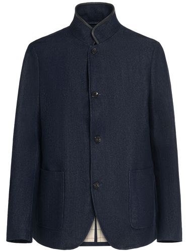 Chaqueta De Cashmere Denim Y Algodón - LORO PIANA - Modalova