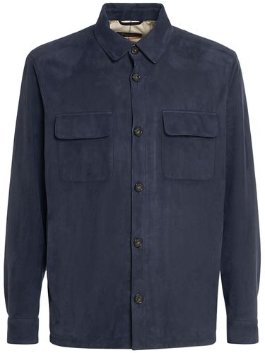 Suede Buttoned Overshirt - LORO PIANA - Modalova