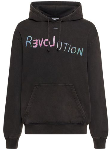 Revolution" Printed Hoodie - BLUEMARBLE - Modalova