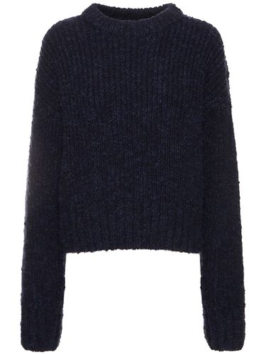 Brushed Textured Wool Sweater - AMI PARIS - Modalova