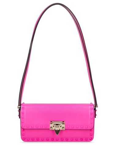 Rockstud Leather Shoulder Bag - VALENTINO GARAVANI - Modalova