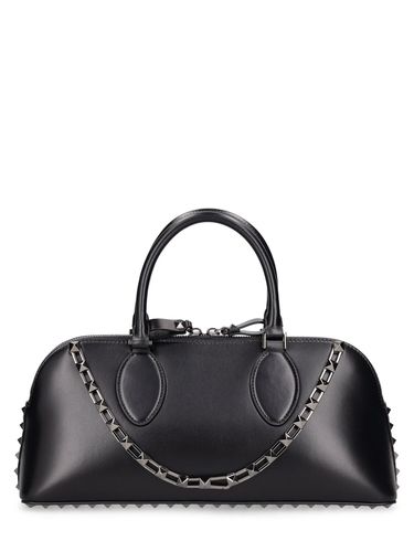 Medium Duffle Rockstud Leather Bag - VALENTINO GARAVANI - Modalova