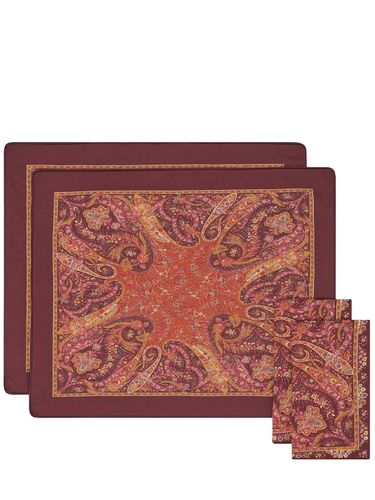 Set Of 2 Orbea Placemats & Napkins - ETRO - Modalova