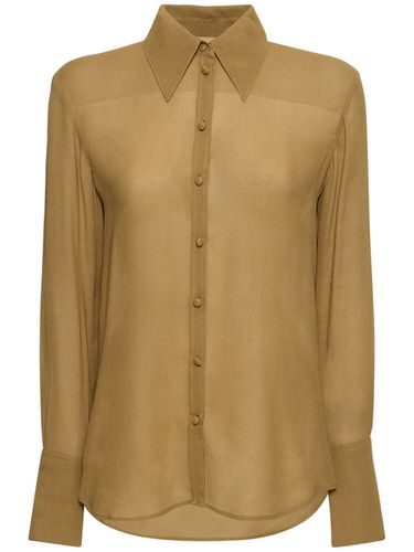 Button Down Viscose Shirt - TORY BURCH - Modalova