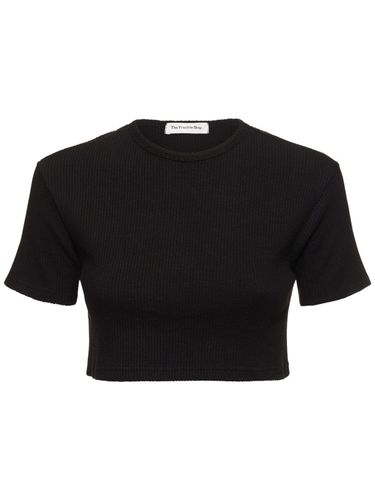 Nico Cotton Blend Cropped T-shirt - THE FRANKIE SHOP - Modalova