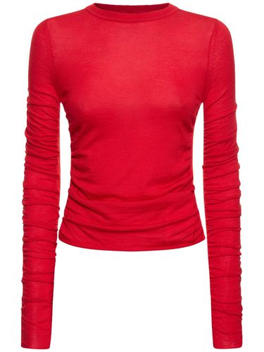 La Maille Sargas Wool Blend Rib Knit Top - JACQUEMUS - Modalova