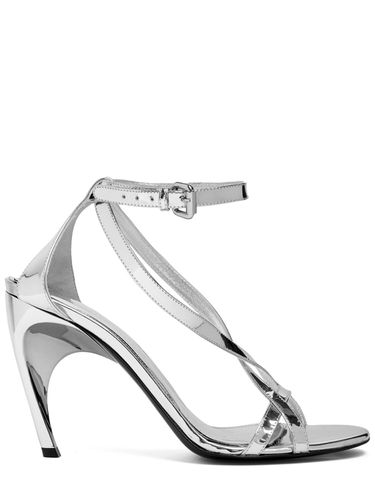 Mm Armadillo Metallic Leather Sandals - ALEXANDER MCQUEEN - Modalova