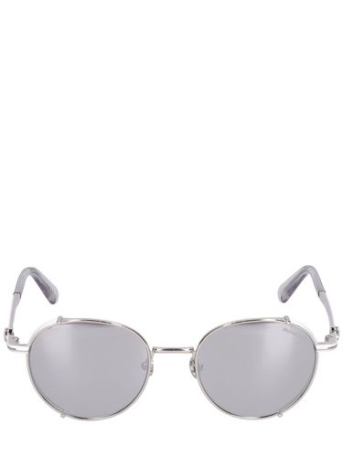 Round Metal Sunglasses - MONCLER - Modalova