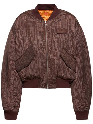 Moire Reversible Nylon Bomber Jacket - MARINE SERRE - Modalova