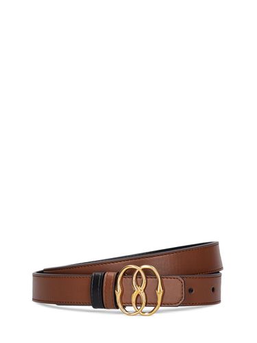 Mm Reversible Leather Belt - BALLY - Modalova