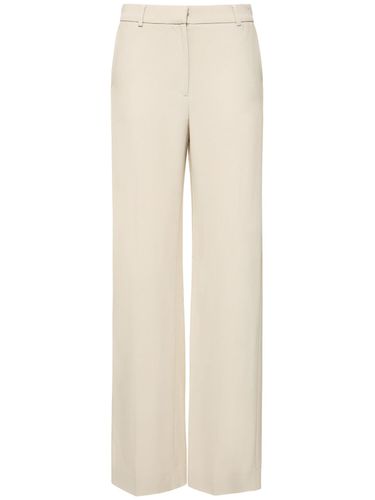 Relaxed Straight Viscose Blend Pants - TOTEME - Modalova