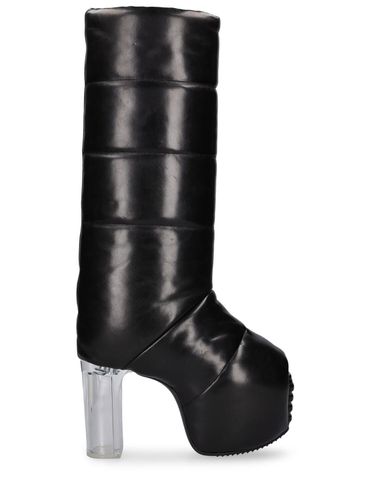 Mm Padded Tall Leather Boots - RICK OWENS - Modalova