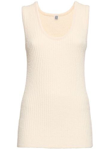 Bouclé Knit Tank Top - TOTEME - Modalova