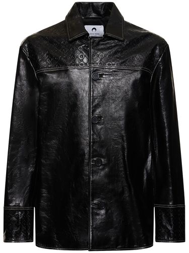 Moon Leather Jacket - MARINE SERRE - Modalova