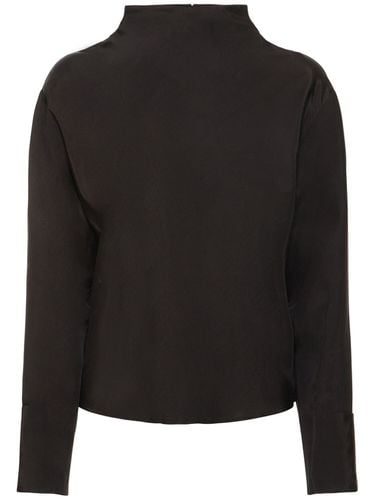 Ivy Silk Blend Turtleneck Top - ANINE BING - Modalova