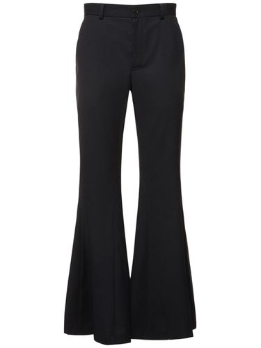 Wool Gabardine Voluminous Flare Pants - NOIR KEI NINOMIYA - Modalova