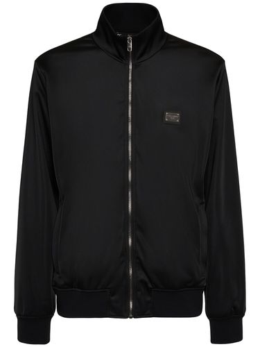 Dg Essential Tech Zip Sweatshirt - DOLCE & GABBANA - Modalova