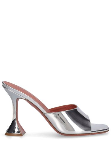 Mm Lupita Mirror Leather Mules - AMINA MUADDI - Modalova