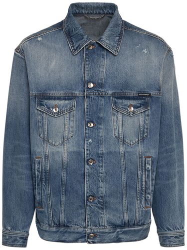 Cotton Denim Jacket - DOLCE & GABBANA - Modalova