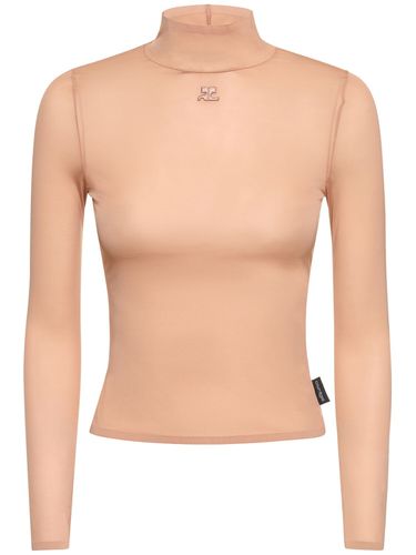 Jersey 2nd Skin Top - COURREGES - Modalova