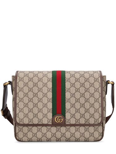 Bolso De Hombro Ophidia Gg Supreme De Lona - GUCCI - Modalova