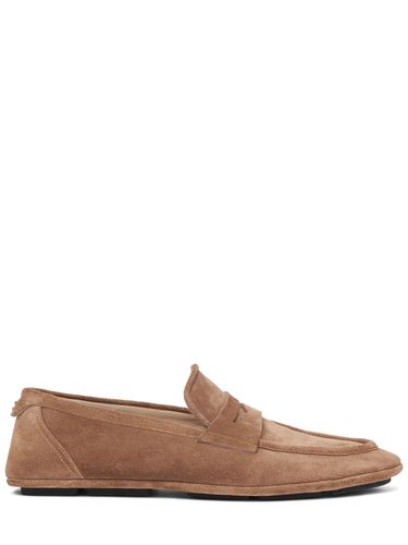 Dg Driver Suede Loafers - DOLCE & GABBANA - Modalova