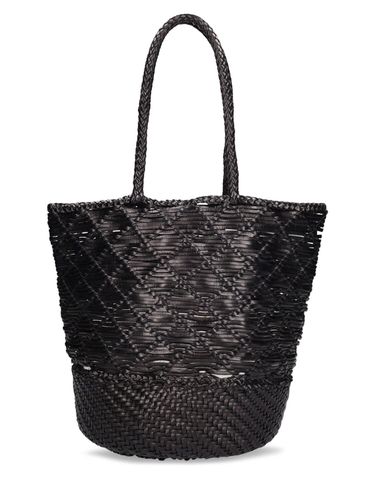 Borsa A Secchiello Corso Weave In Pelle - DRAGON DIFFUSION - Modalova