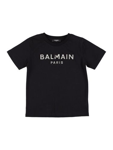 Camiseta De Jersey De Algodón Orgánico - BALMAIN - Modalova