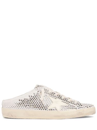 Mm Super-star Embellished Suede Mules - GOLDEN GOOSE - Modalova