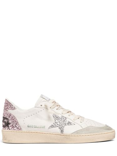 Mm Ballstar Napa Leather Sneakers - GOLDEN GOOSE - Modalova