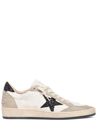 Mm Ballstar Napa Leather Sneakers - GOLDEN GOOSE - Modalova