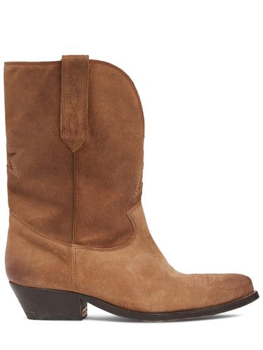 Mm Wish Star Suede Ankle Boots - GOLDEN GOOSE - Modalova