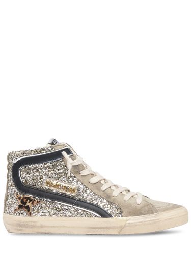 Mm Slide Glittered Sneakers - GOLDEN GOOSE - Modalova