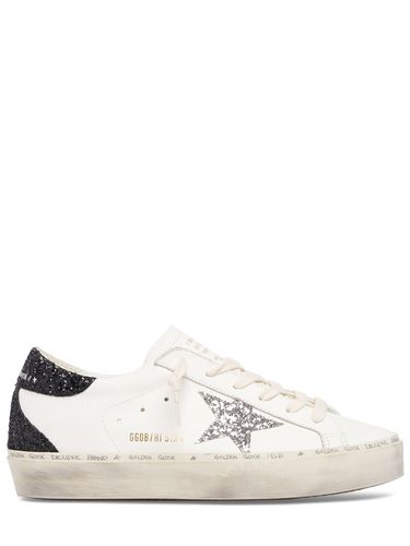 Mm Hi Star Leather Sneakers - GOLDEN GOOSE - Modalova