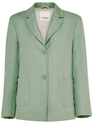 Socrates Linen Single Breasted Jacket - 'S MAX MARA - Modalova