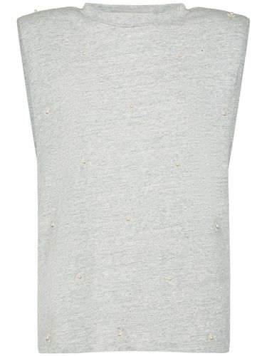 Journey Sleeveless Cotton Top - GOLDEN GOOSE - Modalova