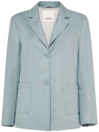 Socrates Linen Single Breasted Jacket - 'S MAX MARA - Modalova