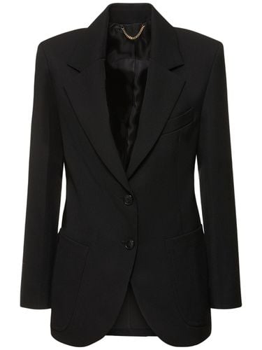 Patch Pocket Wool Blend Blazer - VICTORIA BECKHAM - Modalova