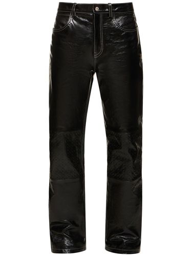 Moon Leather Wide Leg Pants - MARINE SERRE - Modalova